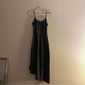 Polka dot slip dress